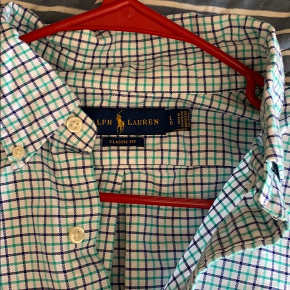 Polo plad  dress shirt - Picture 2 of 3